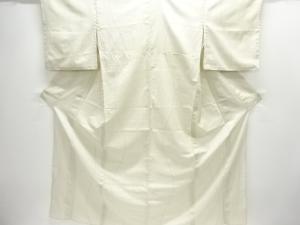 絽よろけ縞に水玉模様小紋着物